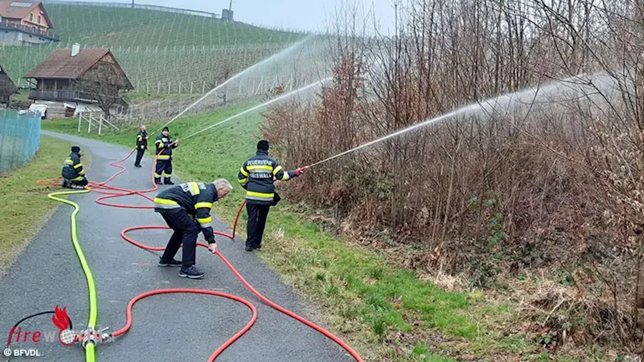 Stmk: Waldbrandzug des Katstrophenhilfsdienstes des BFV Deutschlandsberg ist bestens ausgebildet und einsatzbereit