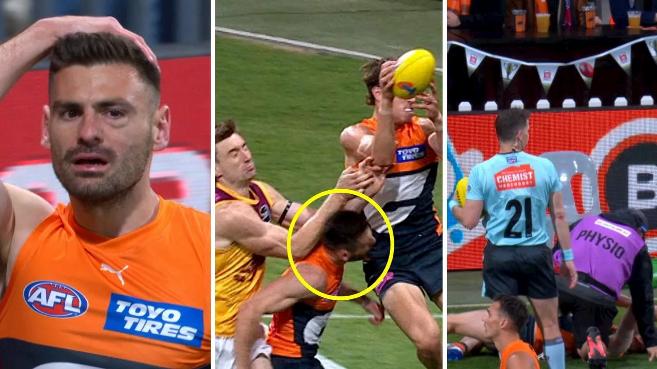 ‘In a lot of stress’: Friendly fire sees ‘tough’ star subbed out in Giant finals blow