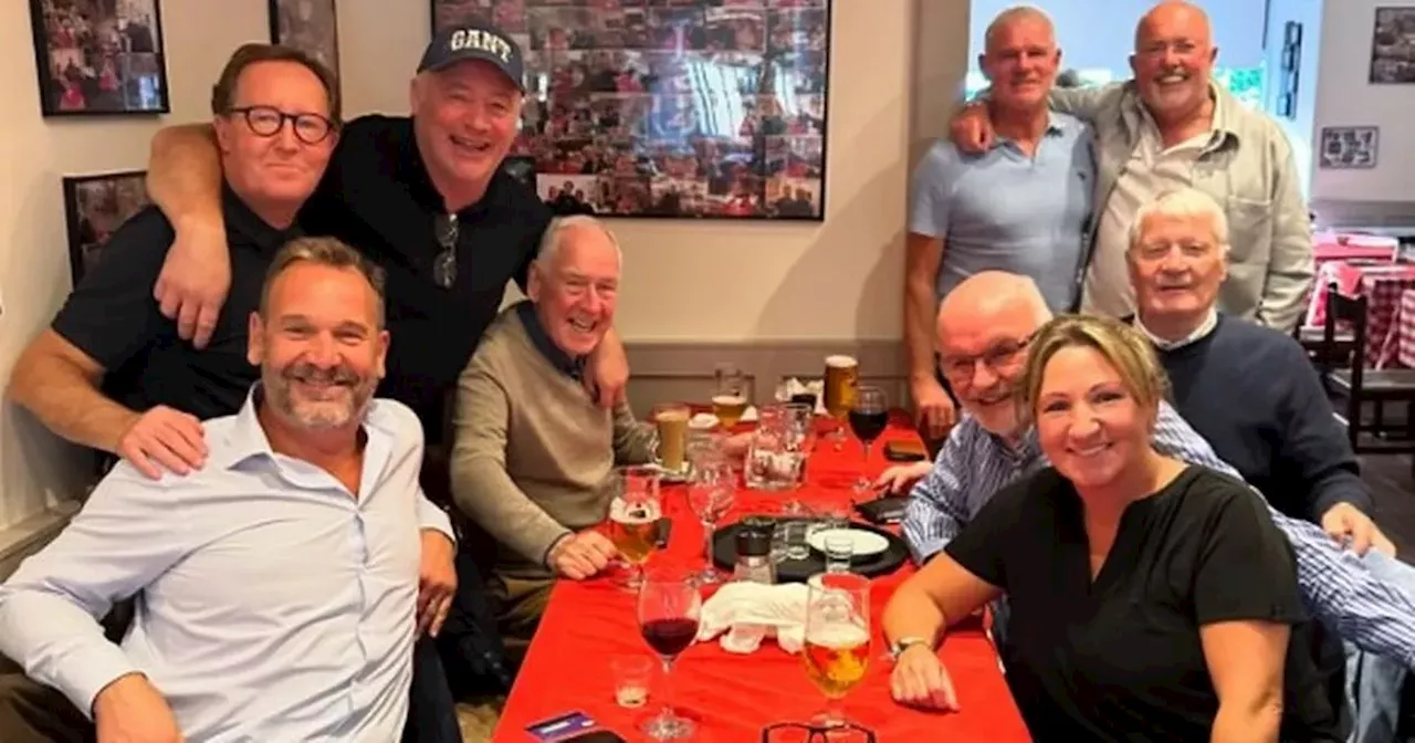 Rangers legend Ally McCoist at popular Glasgow restaurant with famous pals