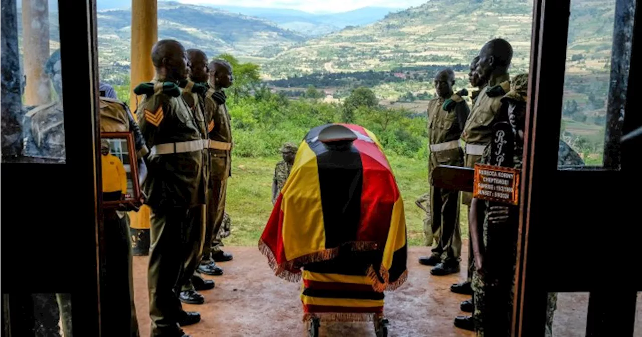 Ugandan Olympic athlete who died from burns gets military funeral