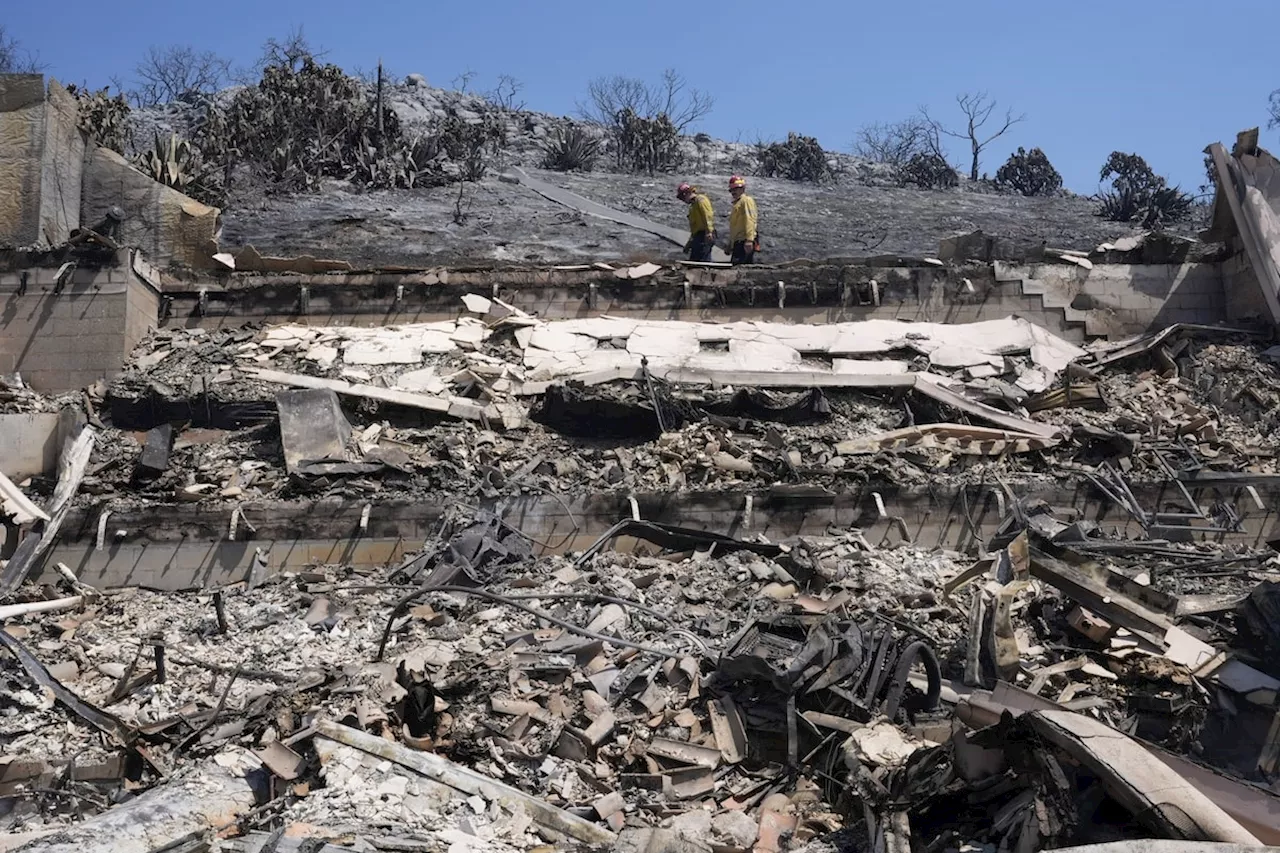 Firefighters gain ground on three huge Southern California blazes