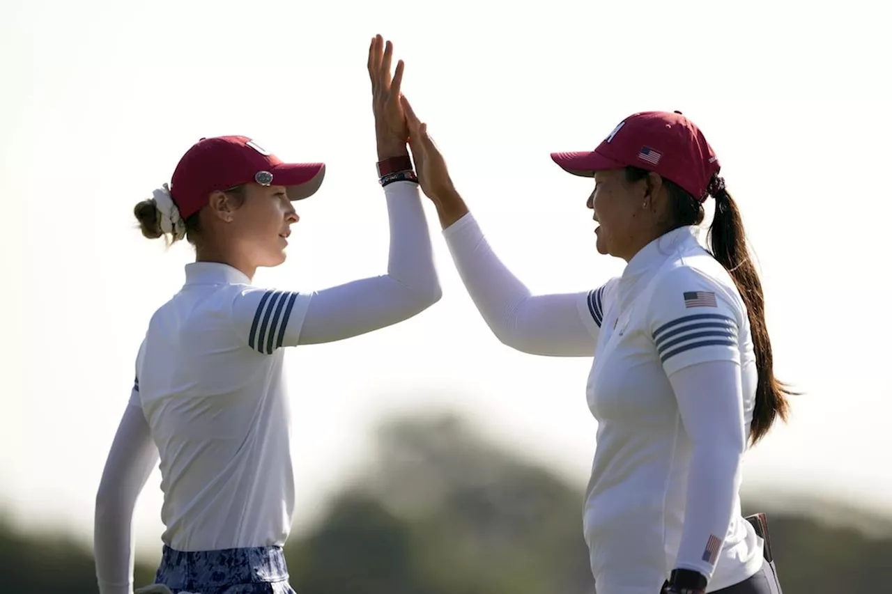 Nelly Korda, Allisen Corpuz help maintain U.S. lead over Europe in Solheim Cup