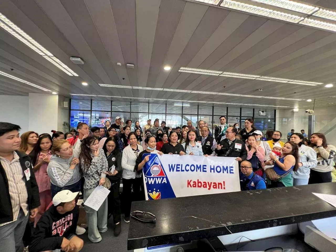 Repatriated OFWs from Kuwait and UAE arrive in PH