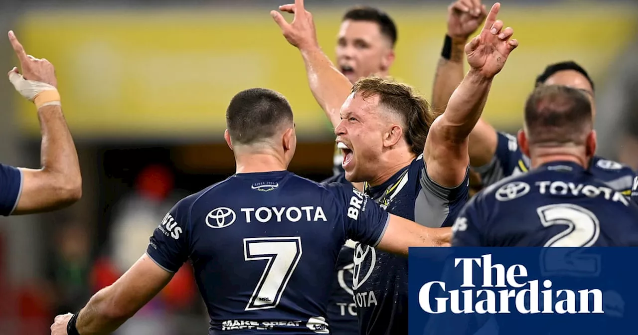 Cowboys end Knights’ NRL season with bizarre late Reuben Cotter try