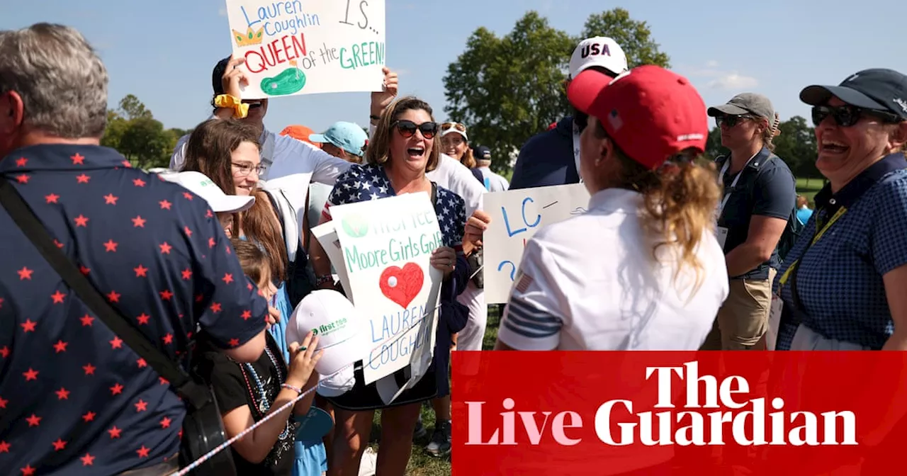 Solheim Cup golf 2024: USA lead Europe 8-4 into day two fourballs