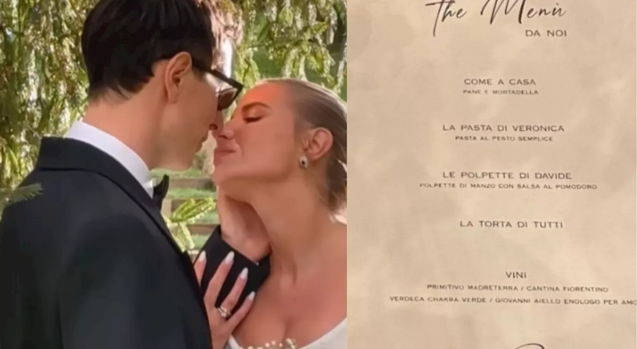 Veronica Ferraro e il menù “misero” del matrimonio, la replica: «C'era anche un buffet e la pizza. La pasta al