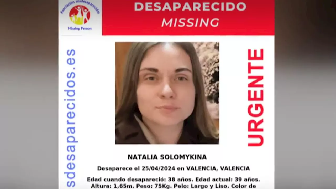 Continúa la búsqueda de Natalia Solomykina