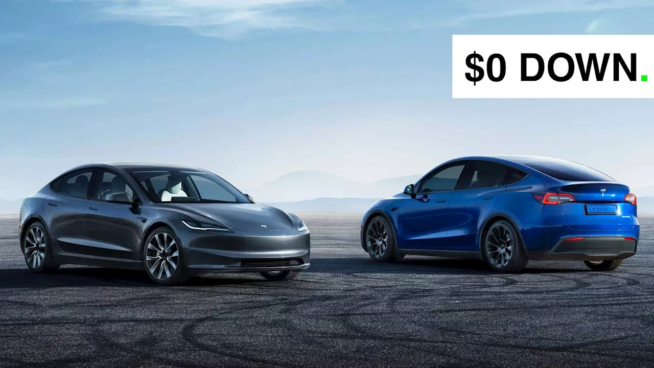 Tesla Model Y, Model 3 With $0 Down Is The Hottest EV Deal This Month