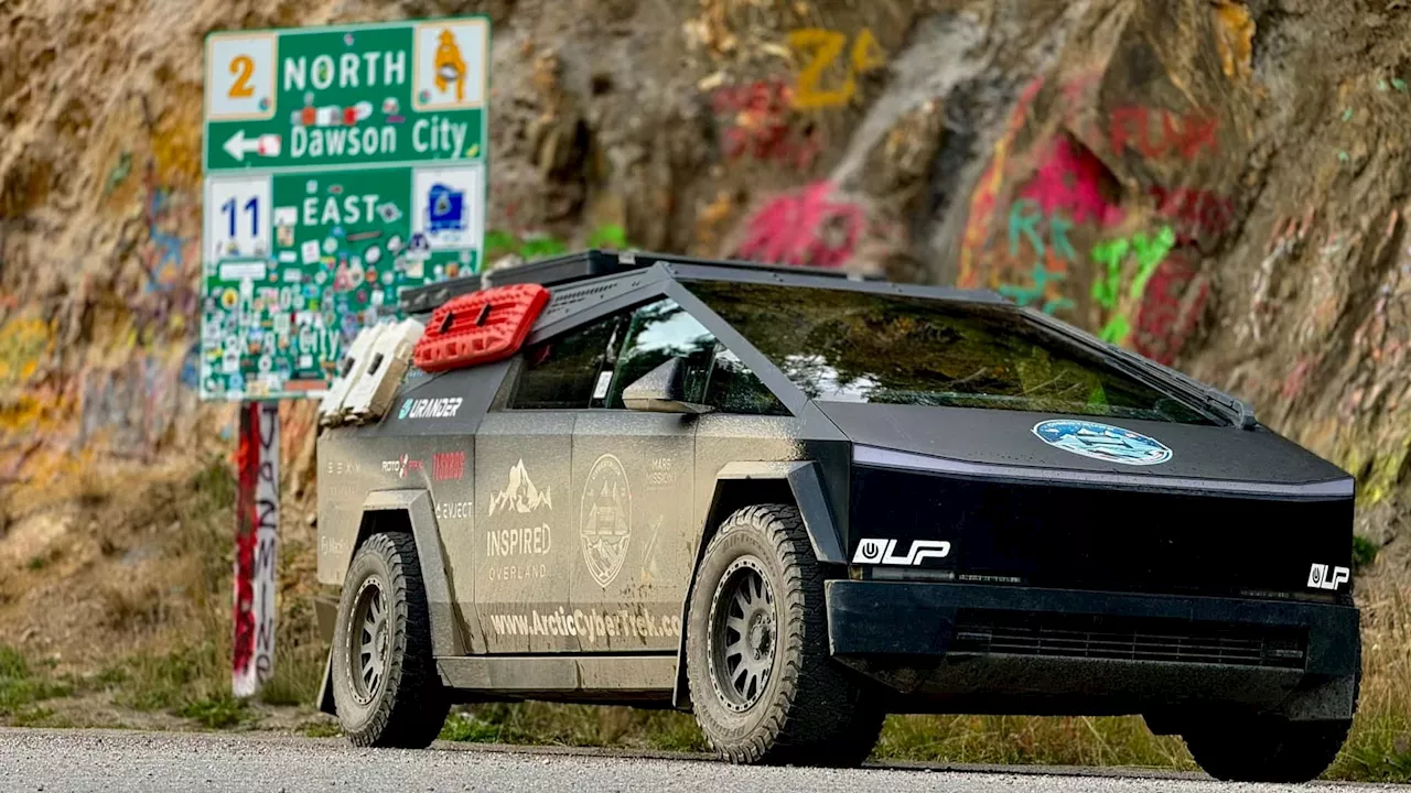 Two Tesla Cybertrucks Drove 11,000 Miles From Florida To Arctic Ocean And Back