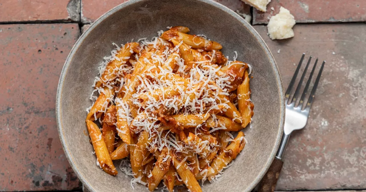 Mark Moriarty's recipes for baked rosetta pasta and pork and tomato vodka penne pasta