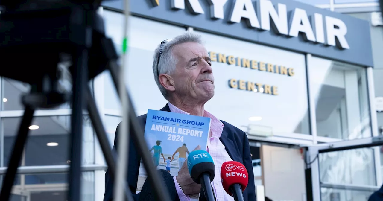 Ryanair may get fewer planes by next summer due to Boeing strike, says O’Leary