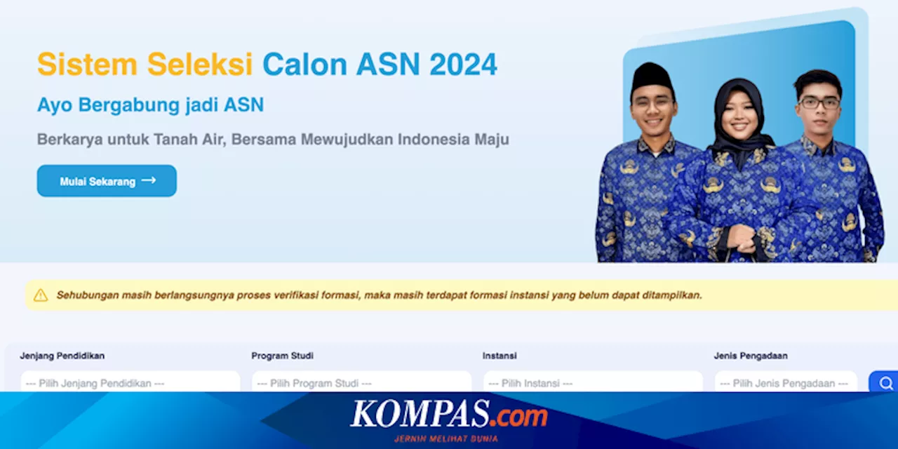 Hasil Seleksi Administrasi CPNS 2024 Mulai Diumumkan Hari ini, Klik di sscasn.bkn.go.id