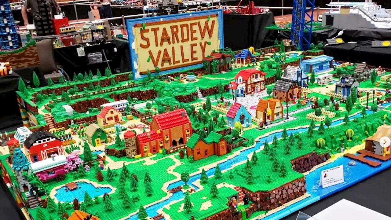 Someone Recreated Stardew Valley Using 75,000 Lego Bricks