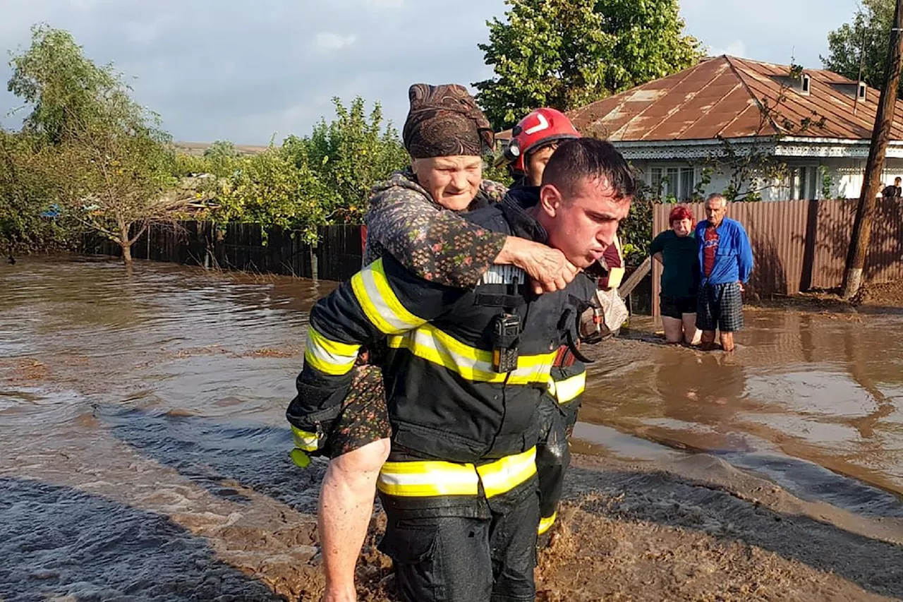 Les inondations dévastatrices frappaient la Roumanie et l'Europe centrale