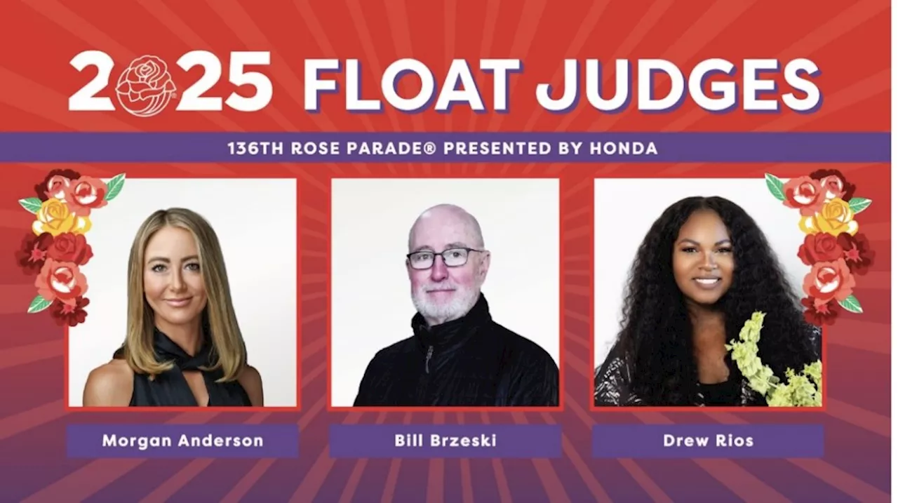 Tournament of Roses announces parade float judges