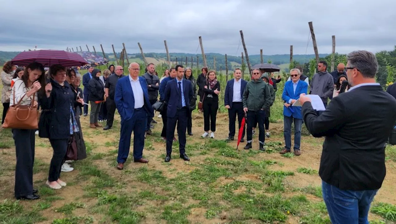 Inauguration de Terra Alter Native, nouvelle société coopérative, à Troncens