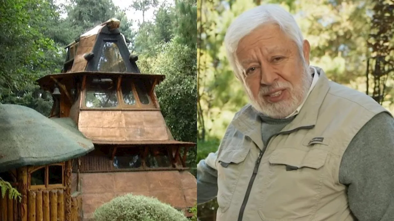 Jaime Maussan mostró su casa subterránea y sustentable en medio del bosque