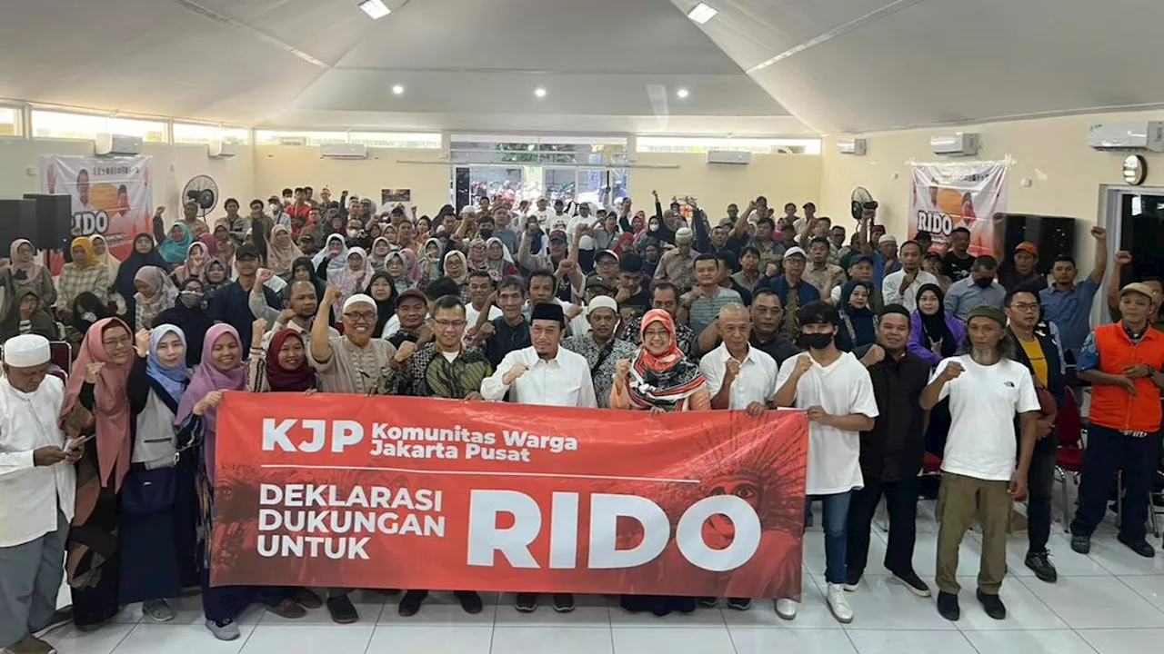 Dihadiri Suswono, Komunitas Warga Jakpus Deklarasi Dukungan untuk RIDO di Pilkada Jakarta