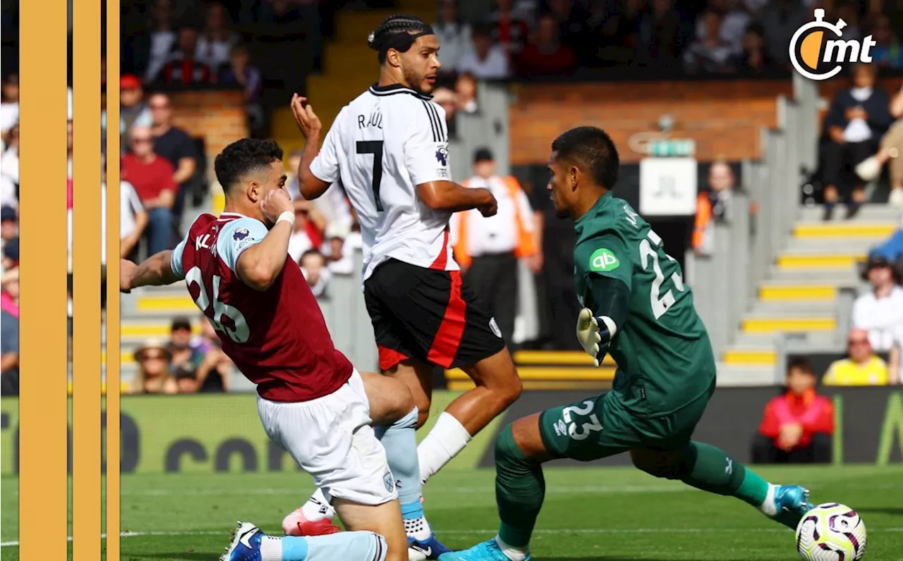 Raúl Jiménez marcó en el empate del Fulham ante West Ham en Premier League