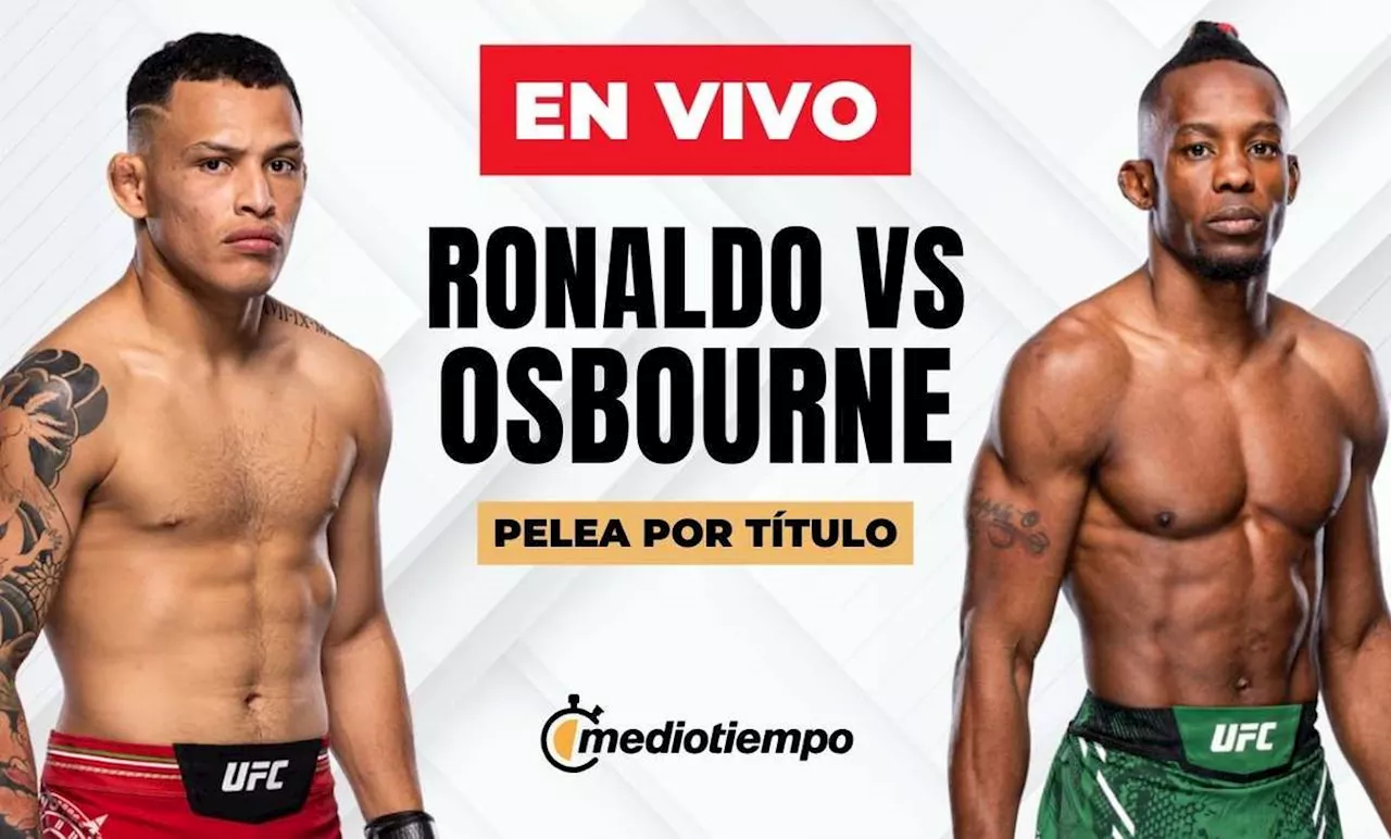 Rolando Rodriguez vs Ode Osbourne: A qué HORA y dónde VER la pelea de UFC 2024 HOY