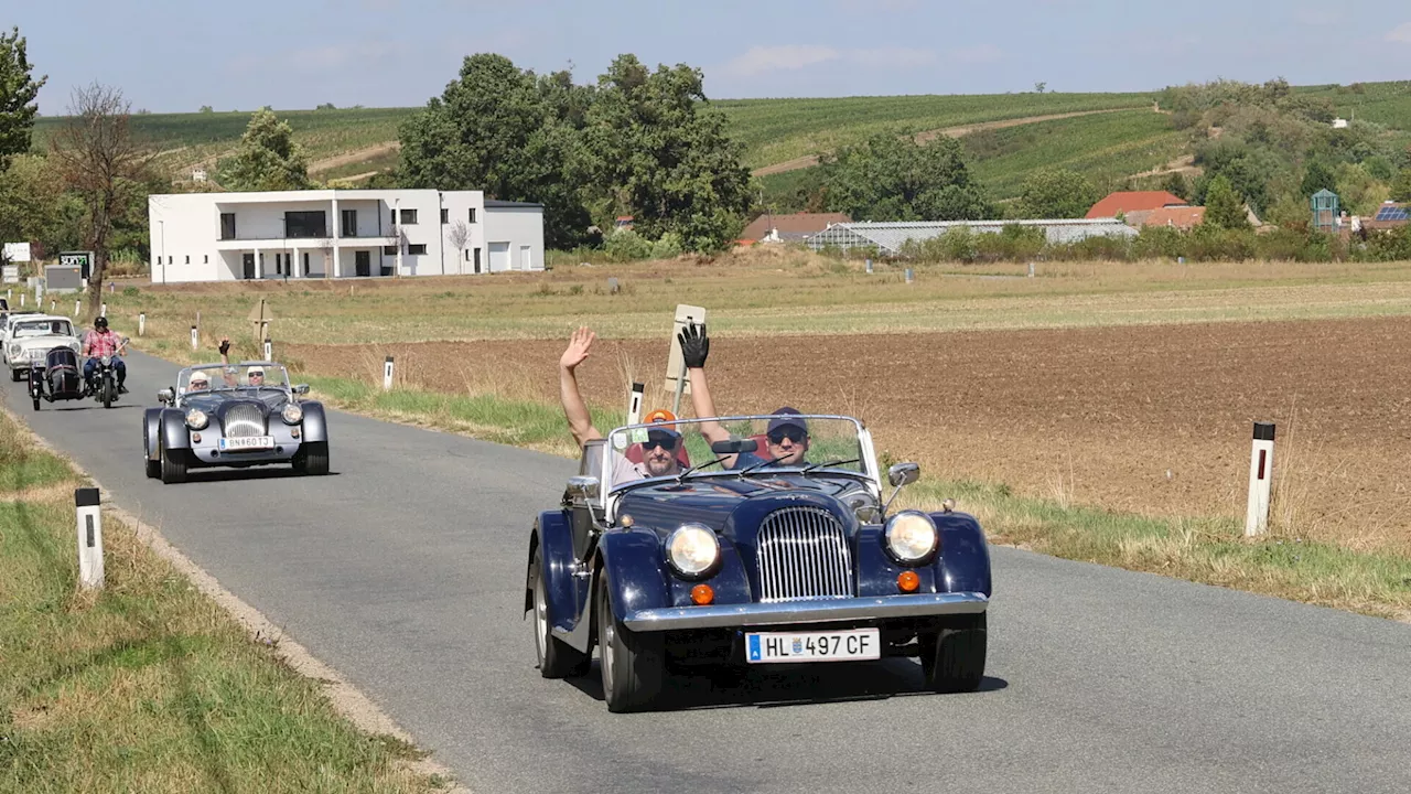 193 Kilometer: Oldtimer auf Genussfahrt im und rund ums Retzer Land