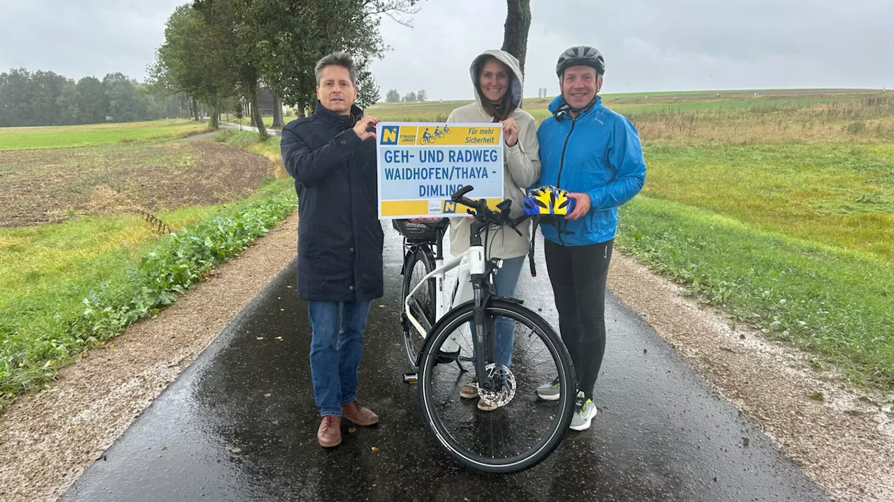 Geh- und Radweg zwischen Waidhofen und Dimling ist freigegeben