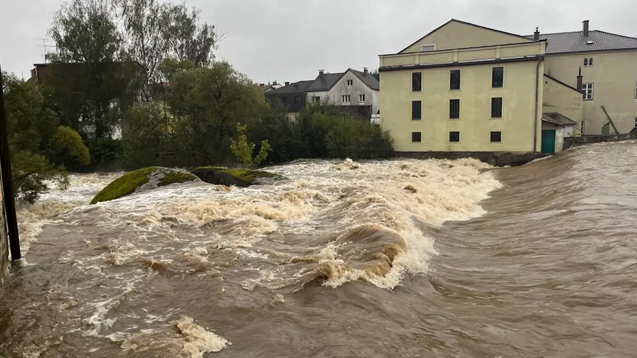 Hochwasser-Update: Lainsitz nähert sich Wasserstands-Werten aus 2002