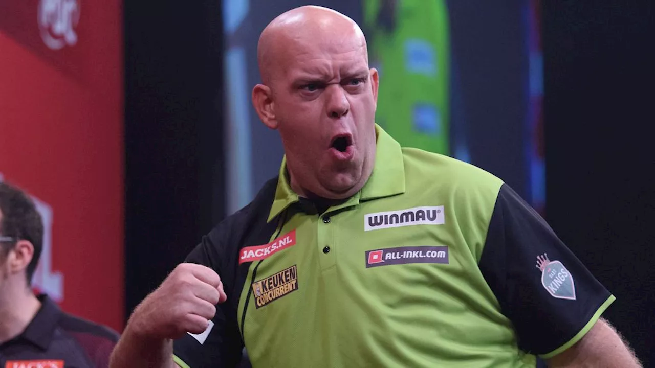 Van Gerwen klopt Noppert op World Series Finals, exit Van Barneveld en Doets