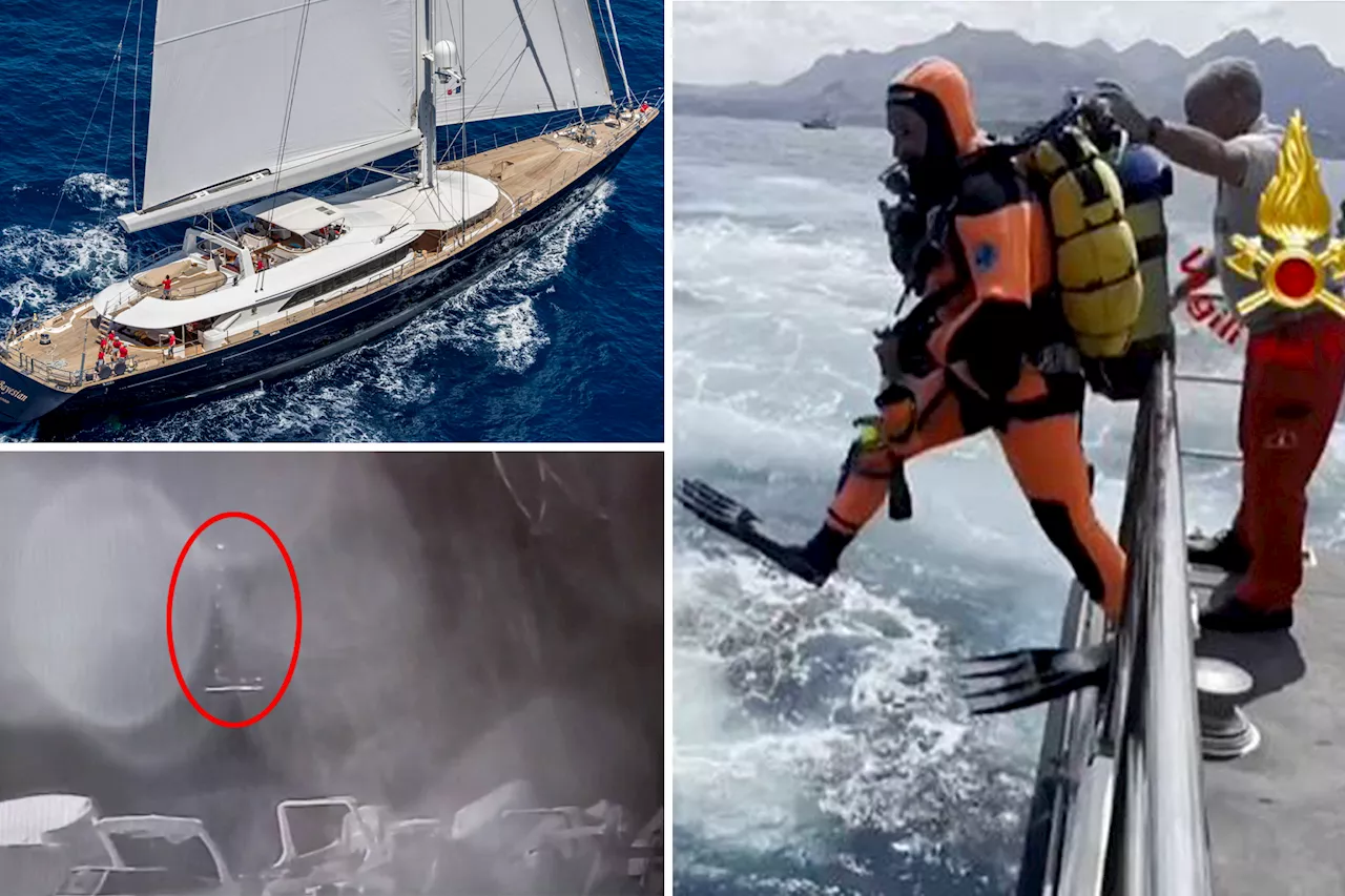 Divers discover cameras on Mike Lynch's doomed superyacht that may solve mystery behind sinking