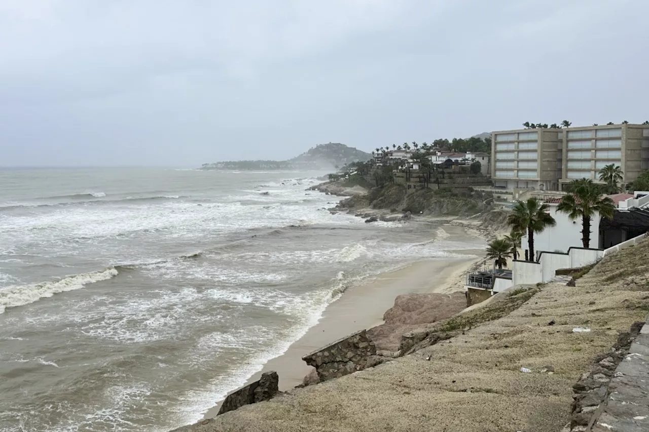 Tropical Storm Ileana makes landfall near the coastal Mexican city of Topolobampo