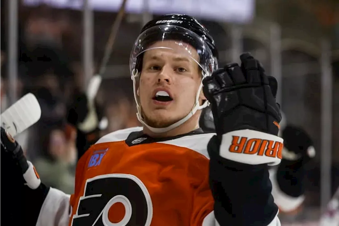 Matvei Michkov meets the moment, scores first goal in thrilling Flyers debut: ‘He’s something special’