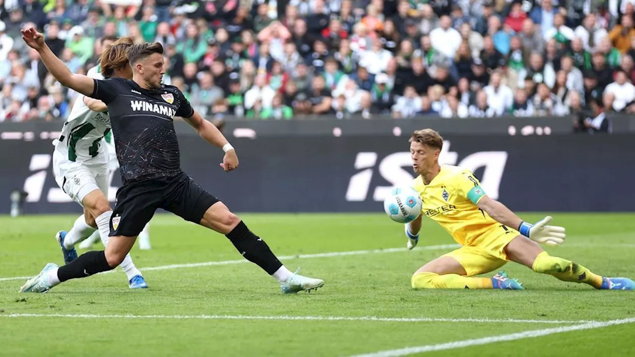 Doppelter Demirovic : VfB Stuttgart holt vor Real-Kracher in Gladbach den ersten Sieg