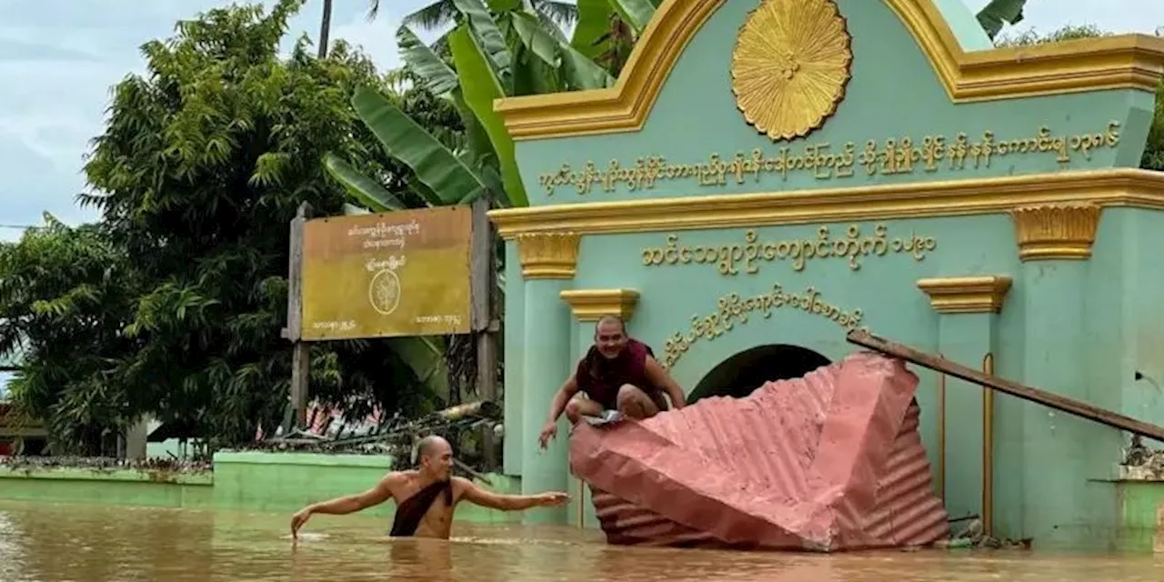 Topan Yagi Mulai Hantam Myanmar, 33 Orang Tewas