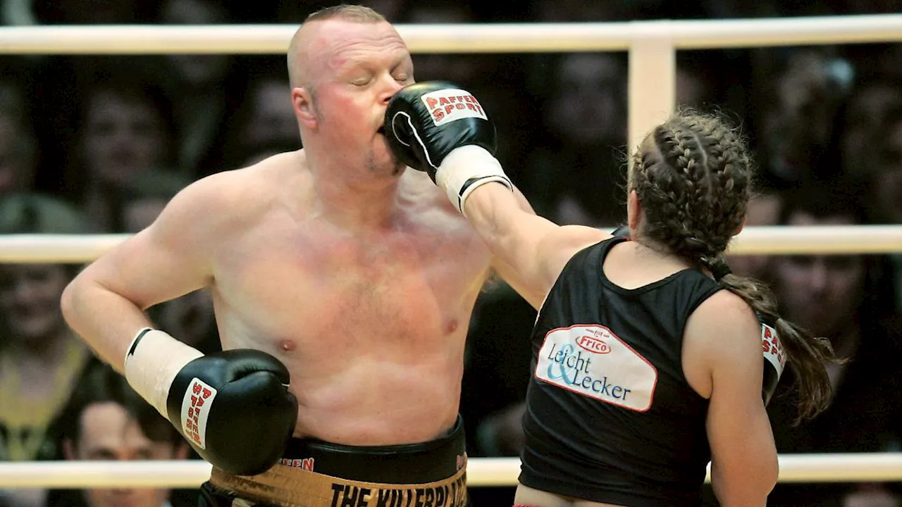 Stefan Raab kehrt für das Finale des Boxkampfes gegen Regina Halmich zurück