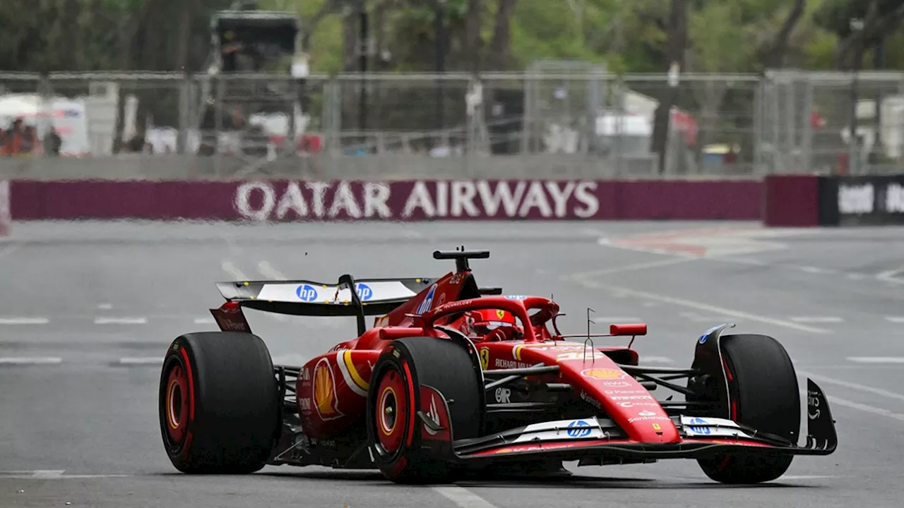 GP d'Azerbaïdjan: Charles Leclerc partira en pole, Verstappen sera 6e sur la grille de départ