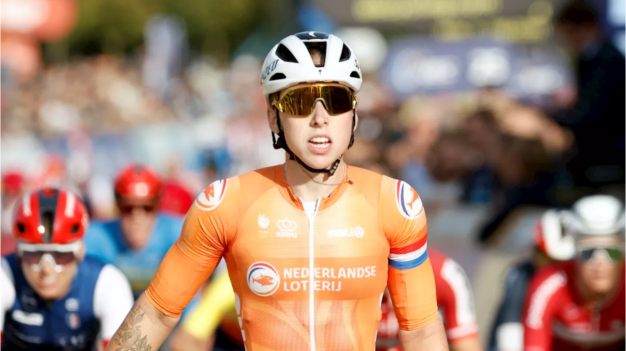 Lorena Wiebes gana su segundo Europeo de ciclismo al vencer al sprint en Hasselt