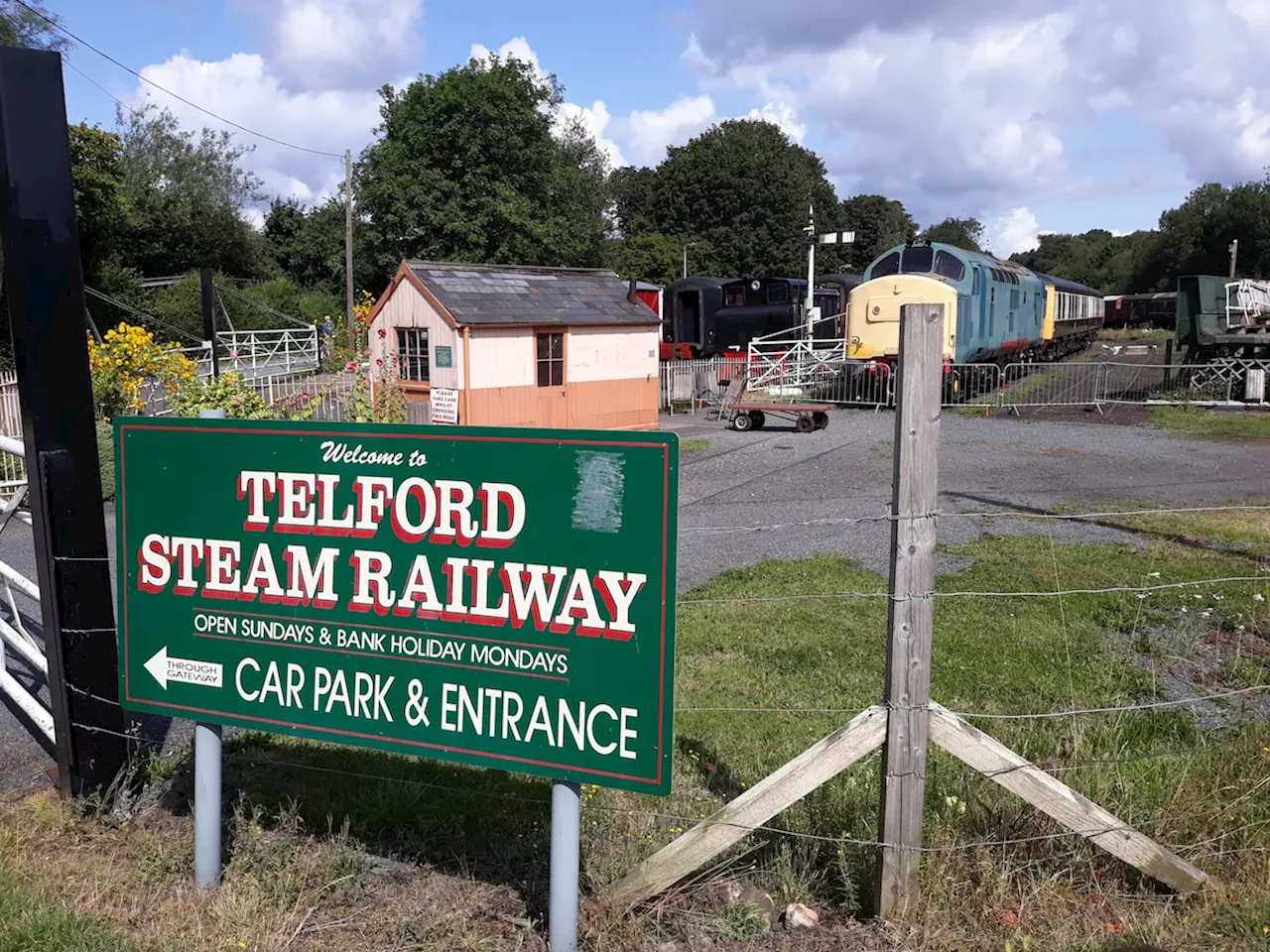 Telford Steam Railway has plans for a signal box so visitors can see what the station was like before it closed