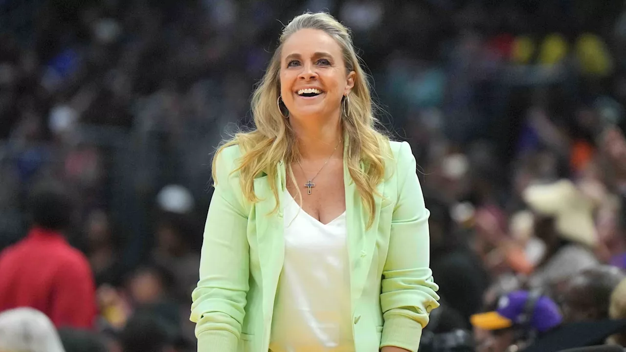 Becky Hammon Sums Up Her Impression of Caitlin Clark, Fever Star Trio With One Quote