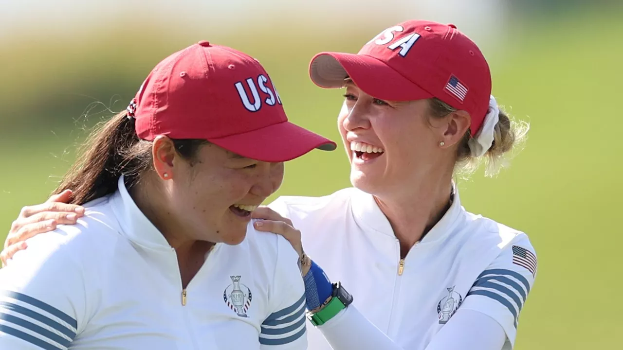 Solheim Cup 2024: USA hold off European foursomes fightback as Nelly Korda secures crucial point