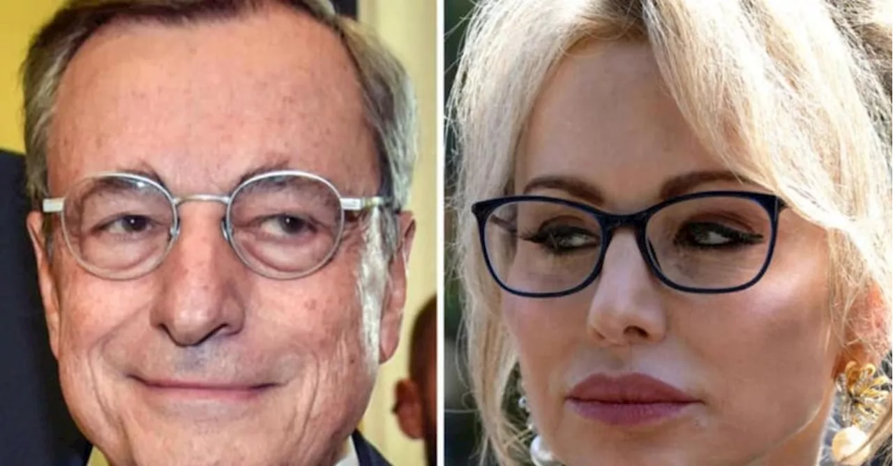 Mario Draghi incontra Marina Berlusconi a Milano