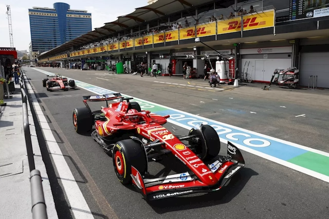 Leclerc holt seine vierte Pole Position in Folge in Baku