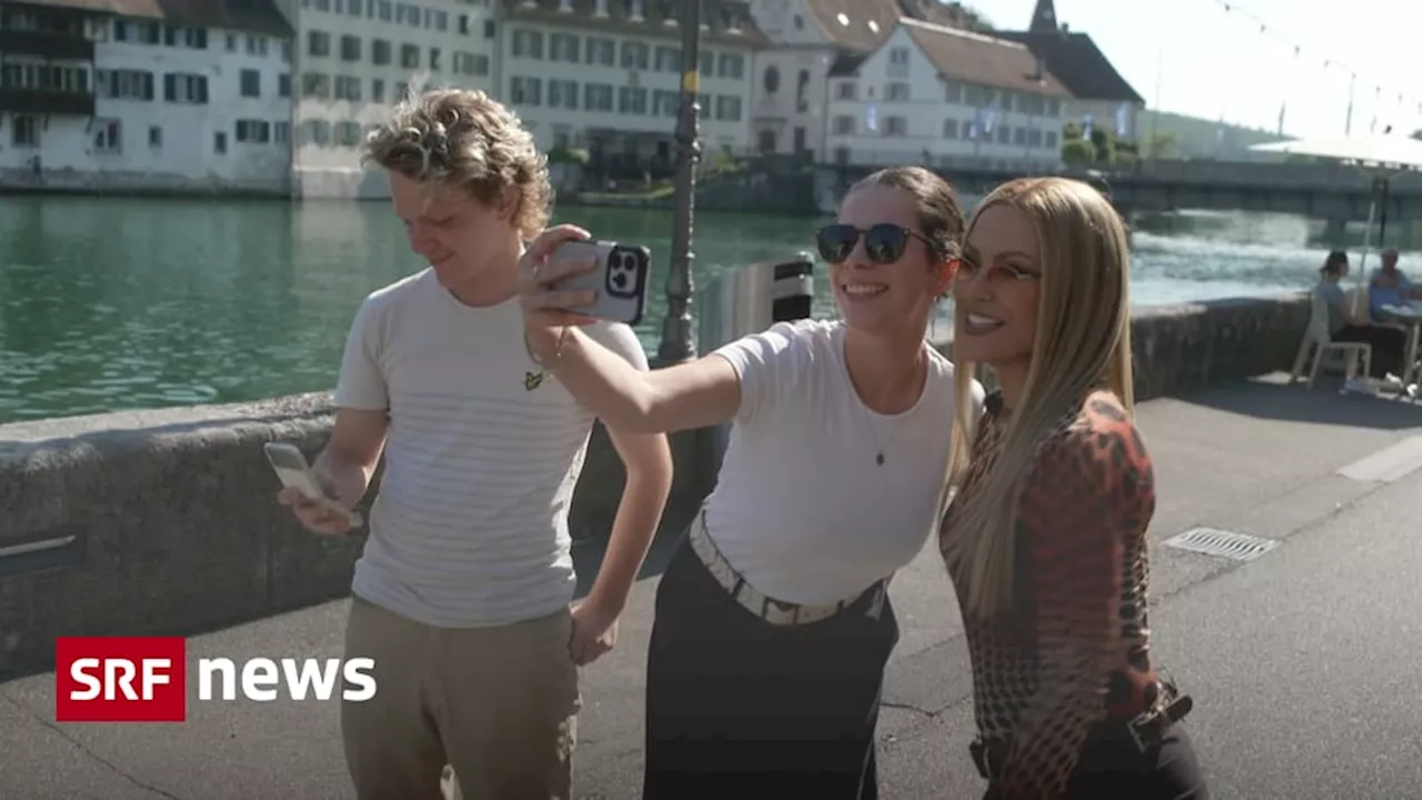 Anastacia ist häufig in Solothurn in der Schweiz unterwegs