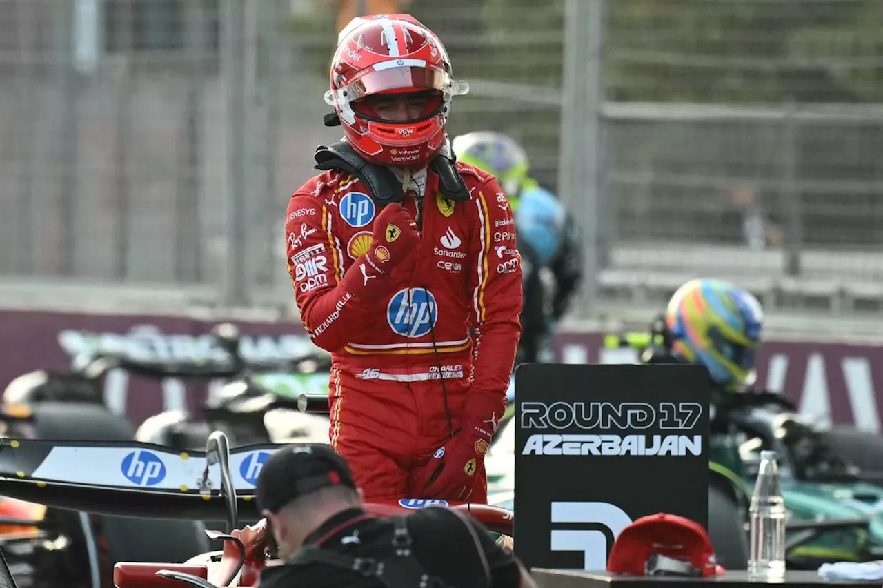 Formule 1 : en pole du Grand Prix d’Azerbaïdjan, Leclerc poursuit sur sa lancée