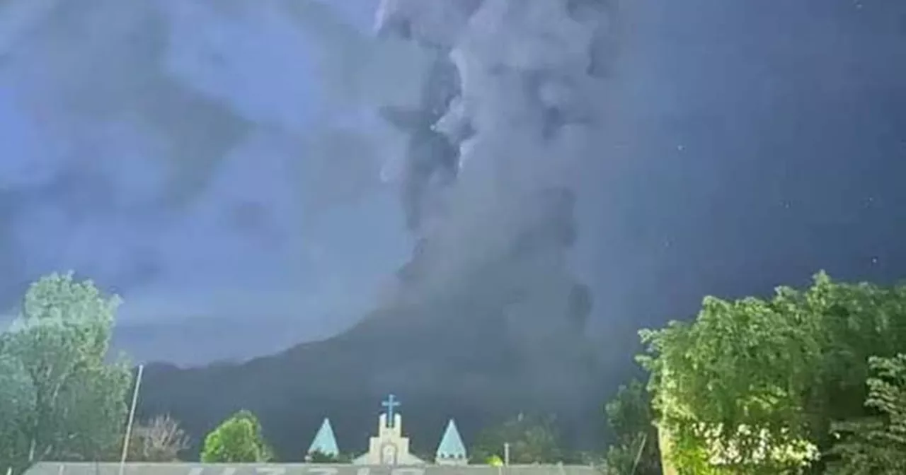 Viscom alerto tungod sa Kanlaon Volcano