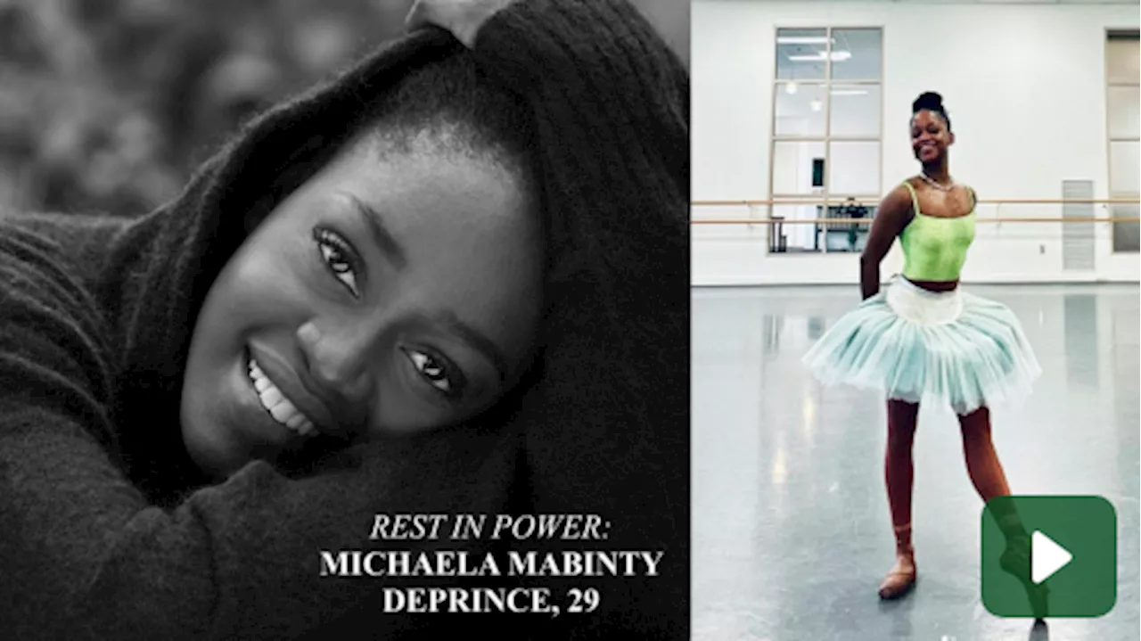 Mondo della danza in lutto per la morte di Michaela DePrince