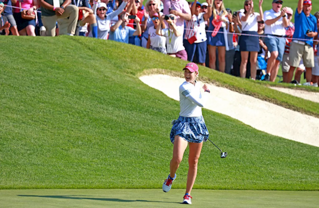 Korda rally keeps US ahead of Europe by four at Solheim Cup