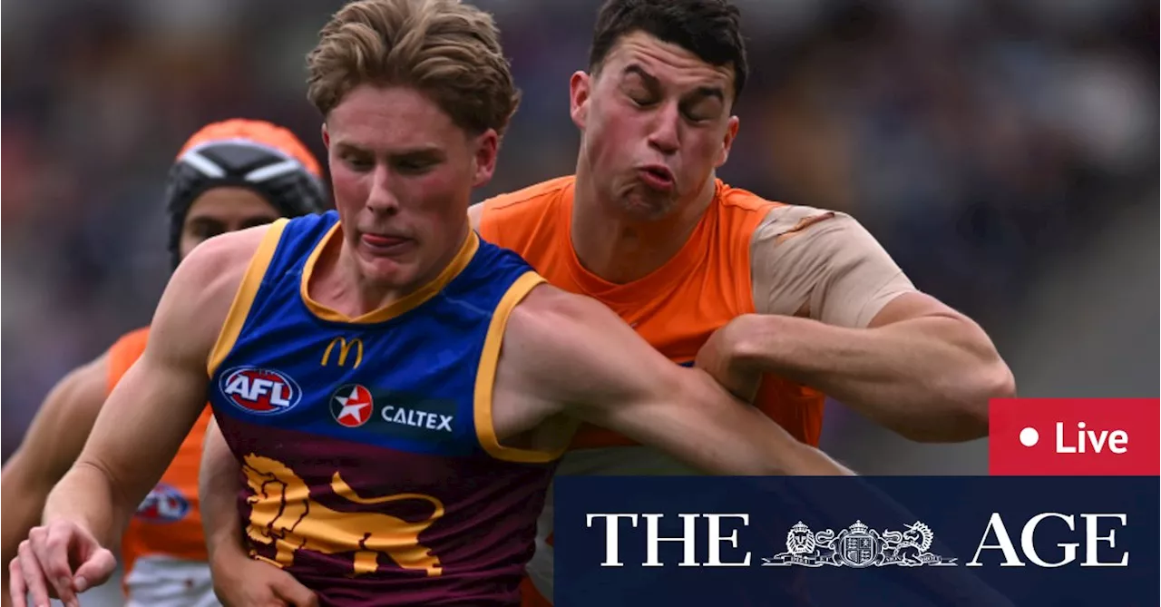 AFL finals 2024 LIVE updates: GWS Giants, Brisbane Lions face off in knockout semi-final