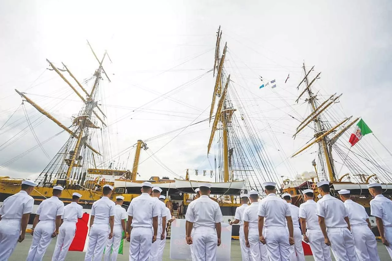 Italian Training Ship Amerigo Vespucci Makes Historic Visit to Philippines