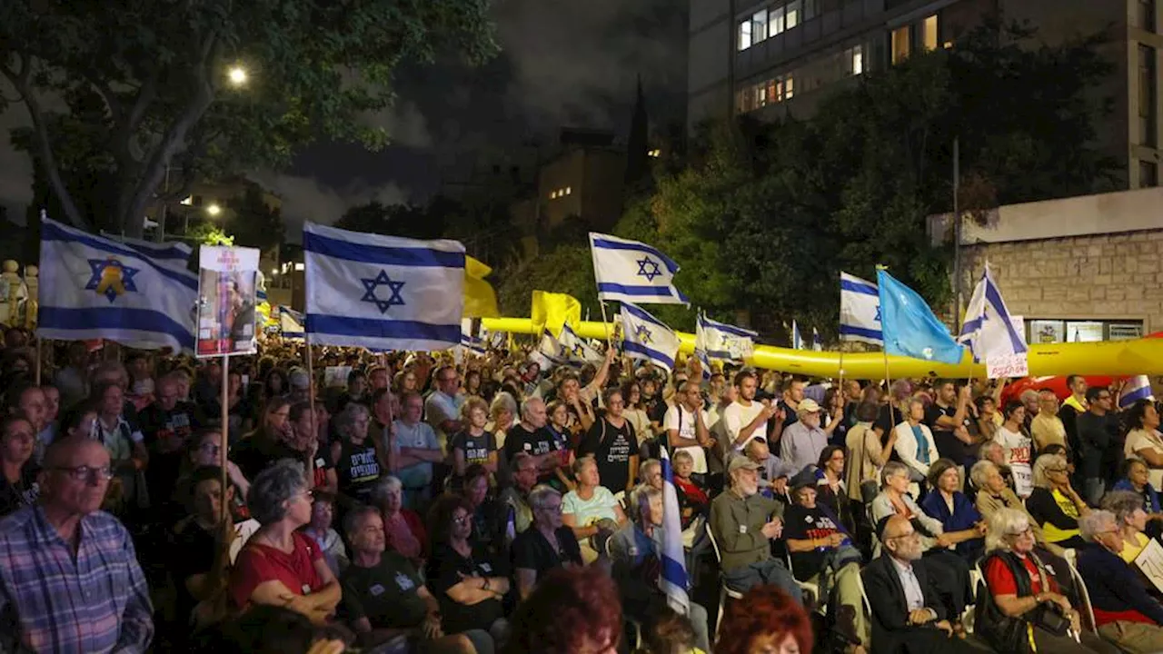 Live blog: Thousands of Israelis protest to demand hostage deal with Hamas