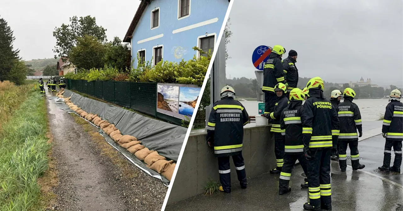 Heftige Sturmböen und erste Evakuierungen: Starkregen sorgt für zahlreiche Einsätze in Ostösterreich